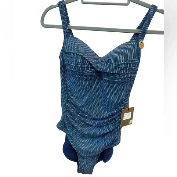 Nip Tuck Swim Joanne Micro-Spot One-Piece Swimsuit (6) - Picture 1 of 5